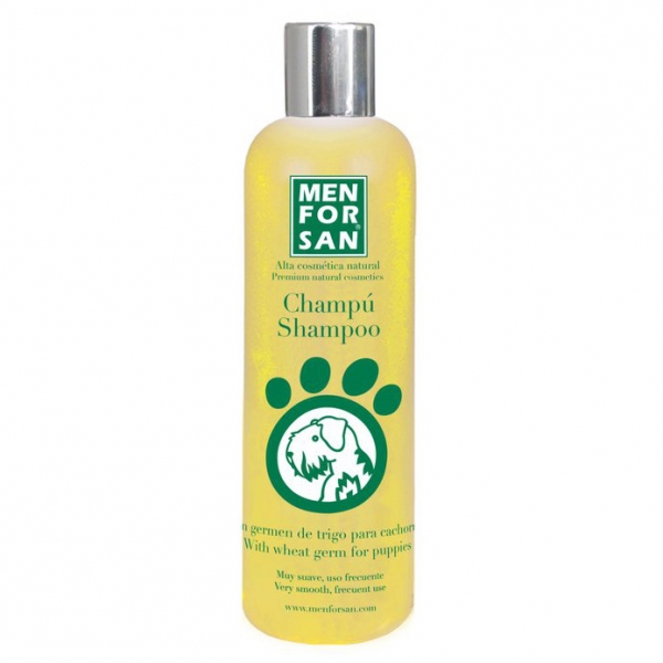MenForSan Velmi jemný šampon z pšeničných klíčků pro štěňata 300 ml